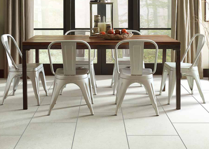 Tile Flooring in Eating Area